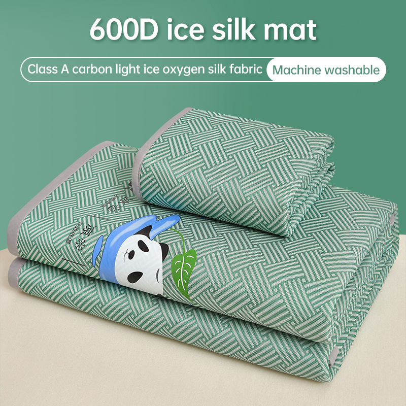 600D Carbon Fiber Summer Mat, Natural Ice Vine Cooling Mat, Can, Naked-sleep Cool Mattress, Pillowcase - Bild 5