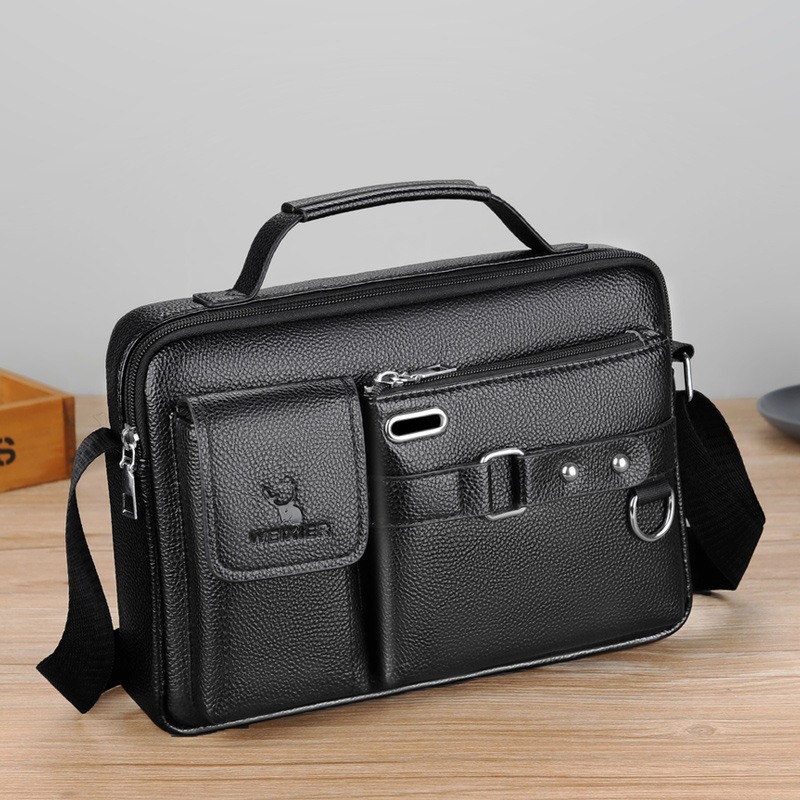 One Shoulder Bag Men's Cross Shoulder Bag Casual Handbag Business One Shoulder Cross Body Bag Men's Satchel Design Hanging Bag - Bild 6