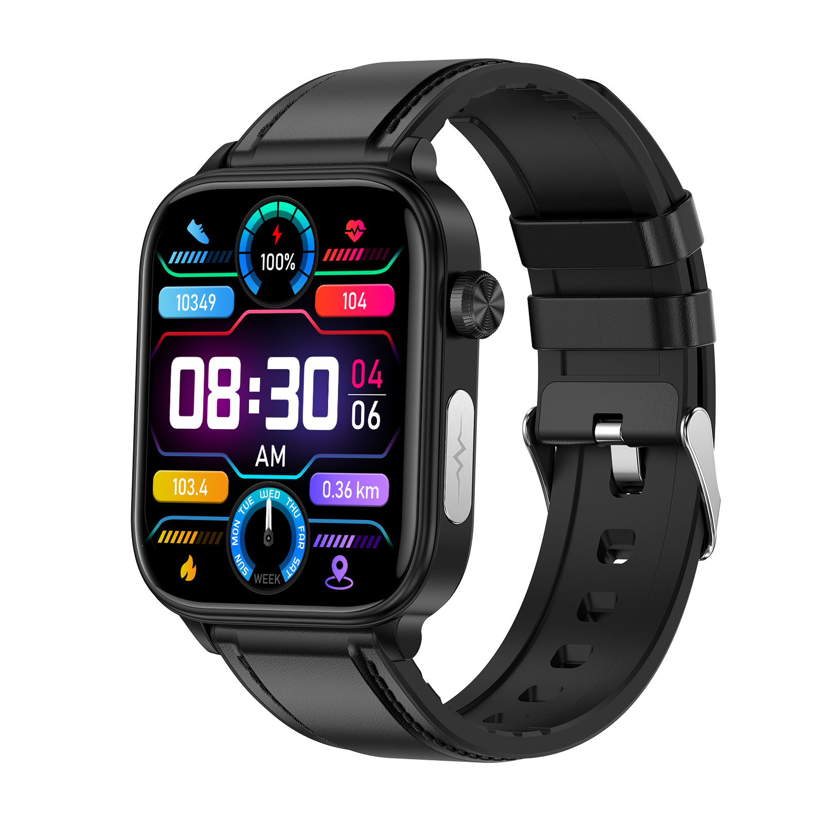 ET570 Smart Watch with Bluetooth Call, ECG Function, Non-invasive Blood Glucose, and True Blood Oxygen Monitoring - Bild 10