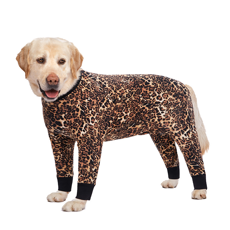 Medium and large dog pet clothing thin design belly protection weaning and sterilization suit - Bild 39