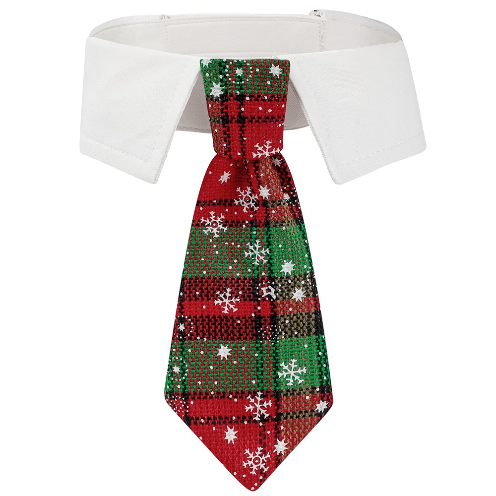 New British style handsome Christmas dog collar Christmas pet tie - Bild 9