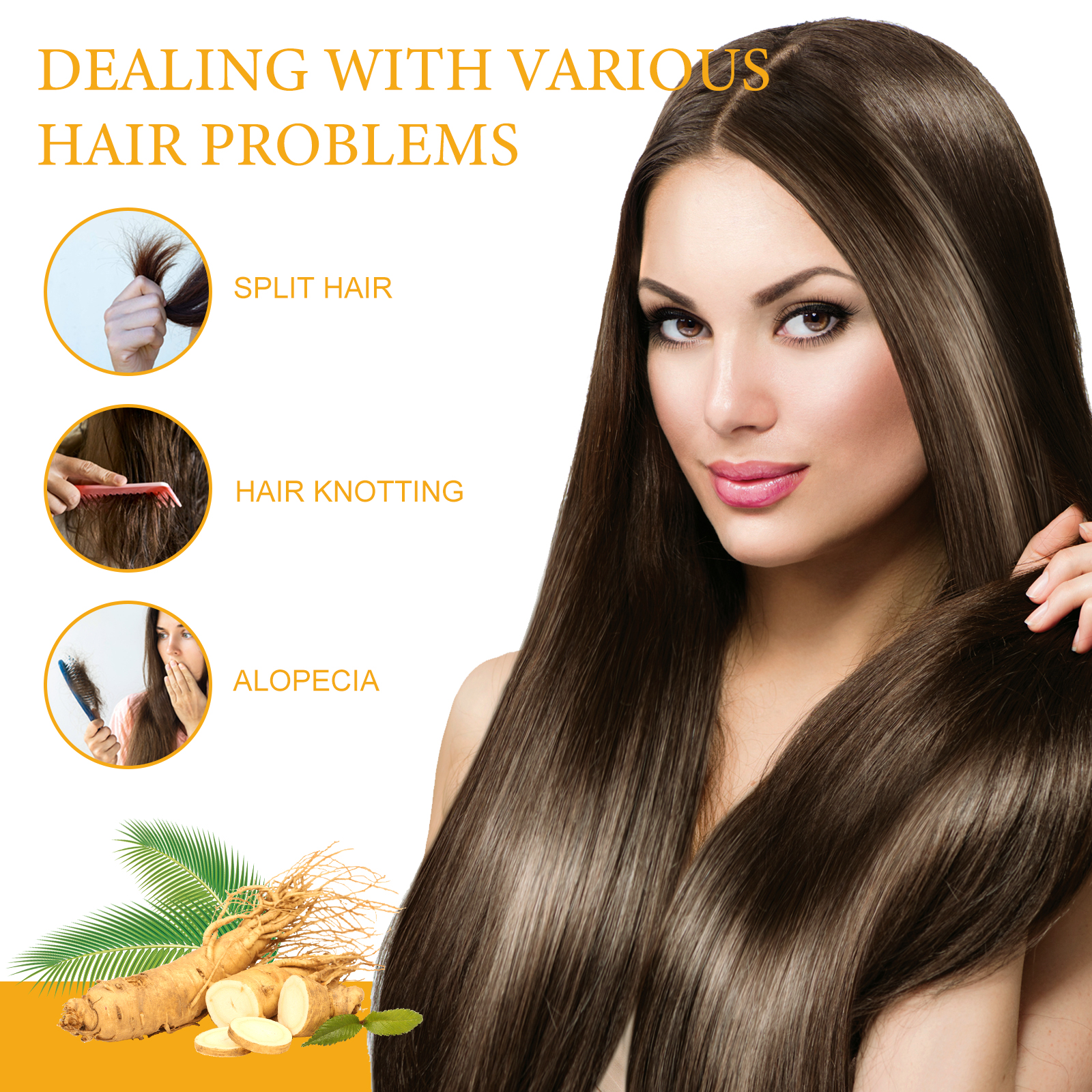 OUHOE Biotin Hair Growth Serum, Nourish Hair Root Repair Hair Sere Short-Tempered Prevent Drop Hair - Bild 4