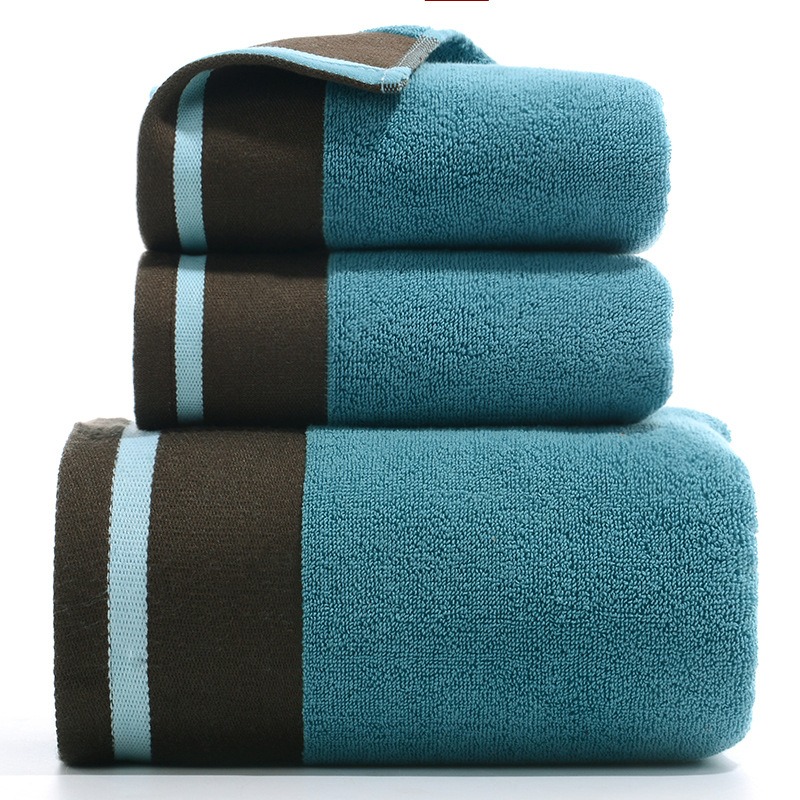 Towel Set Of Pure Cotton Towel Bath Towel Three-Piece Gift Set Xinjiang Cotton - Bild 9