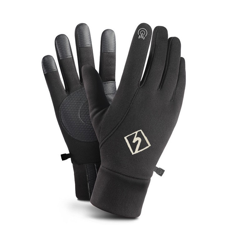 Outdoor Sports Warm Gloves Winter Windproof With Fleece Thickened Fitness Non-Slip Driving Touch Screen Cycling Gloves - Bild 4