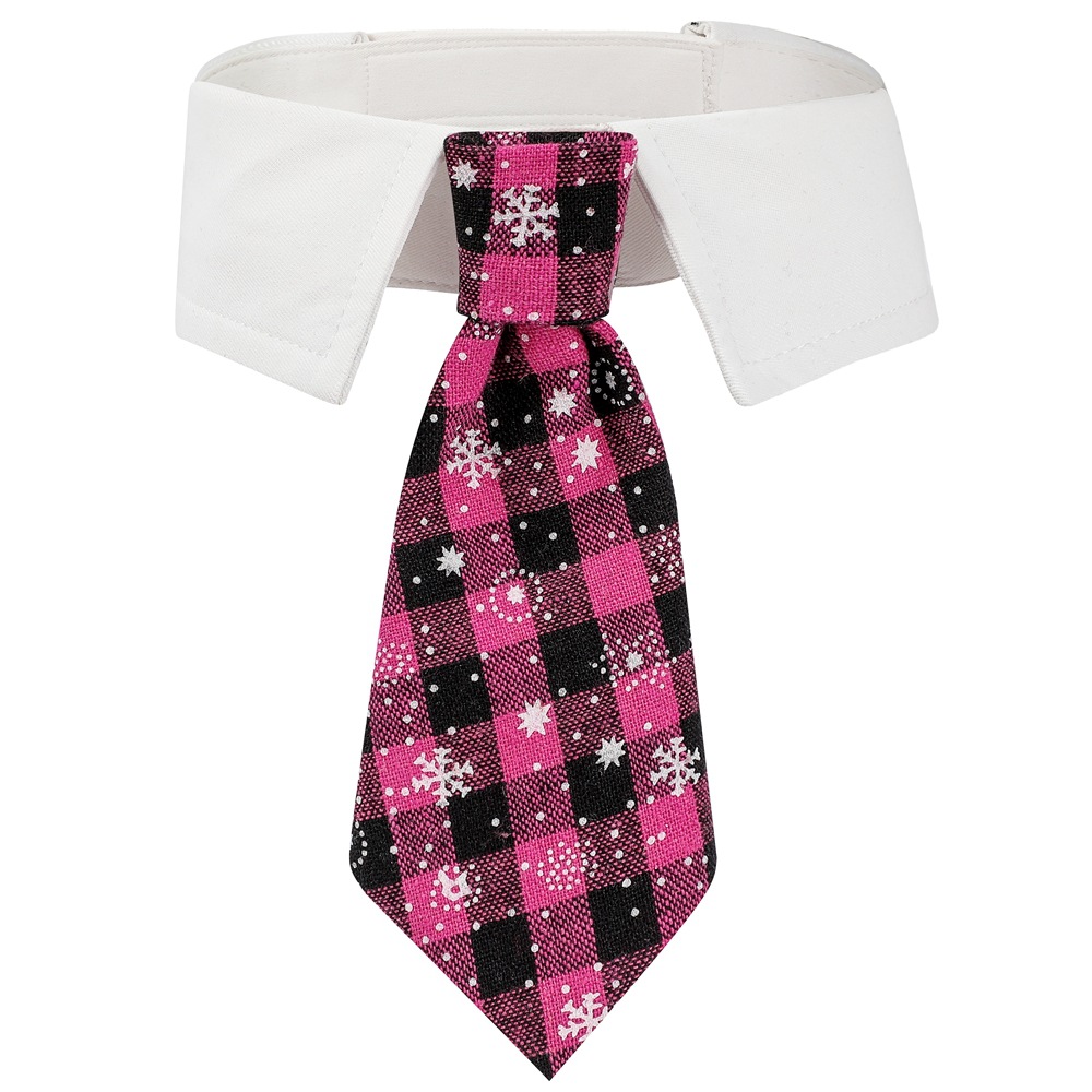 New British style handsome Christmas dog collar Christmas pet tie - Bild 7