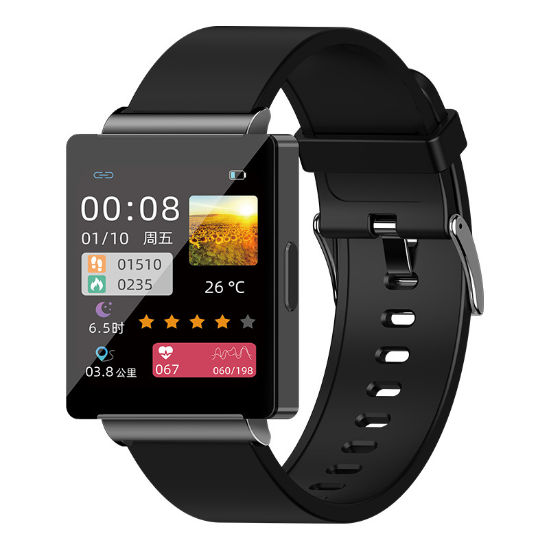 Smart Watch Heart Rate Blood Pressure Temperature Sleep Monitoring Smart Sports Watch NFC Access Control Wristband