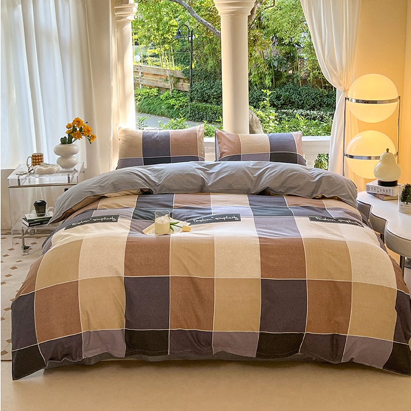 Cartoon Four-Piece Set Fresh Autumn and Winter Single Student Dormitory Bedding Sheet Three-Piece Set Single Quilt Cover - Bild 17