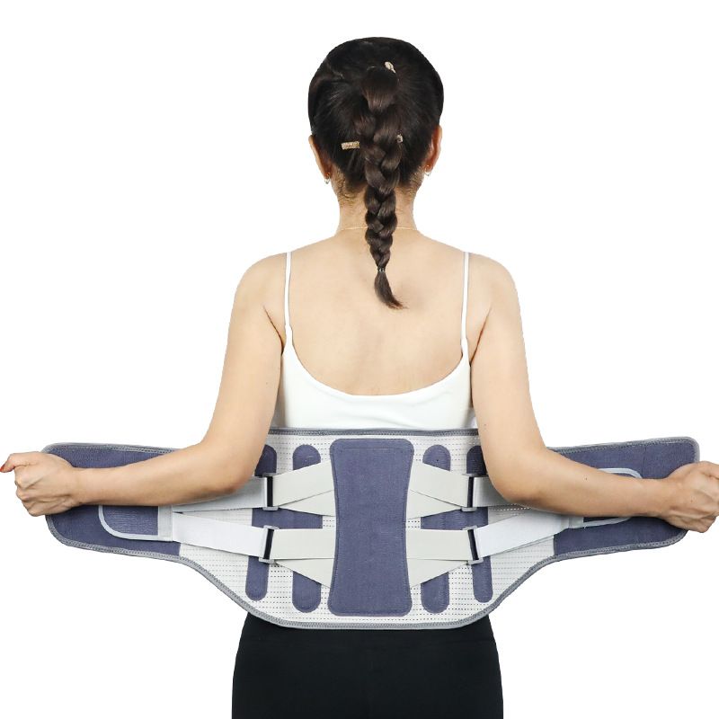 Widening waist belt and detachable steel plate lumbar support - Bild 5