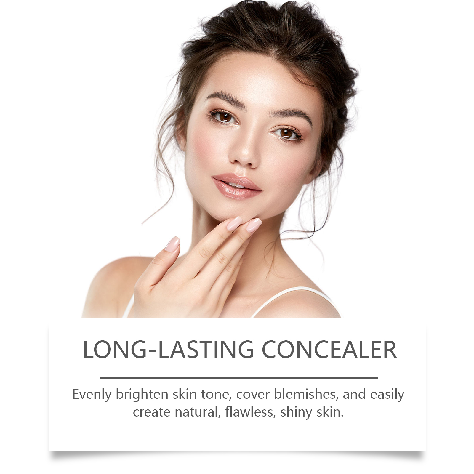 Jaysuing Warm Change Liquid Foundation, Moisturizing Natural Concealer Long Lasting Moisture Without Dehydrating Makeup Bright Warm Change Liquid Foundation - Bild 4