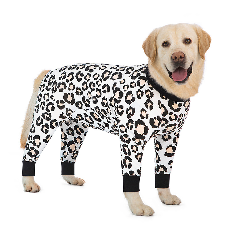 Medium and large dog pet clothing thin design belly protection weaning and sterilization suit - Bild 47