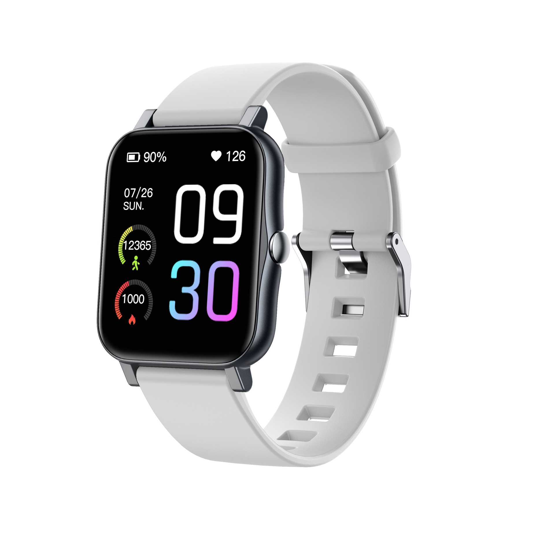 GTS2 sports bracelet waterproof plum off weather temperature measurement heart rate alarm sleep detection smart watch - Bild 7