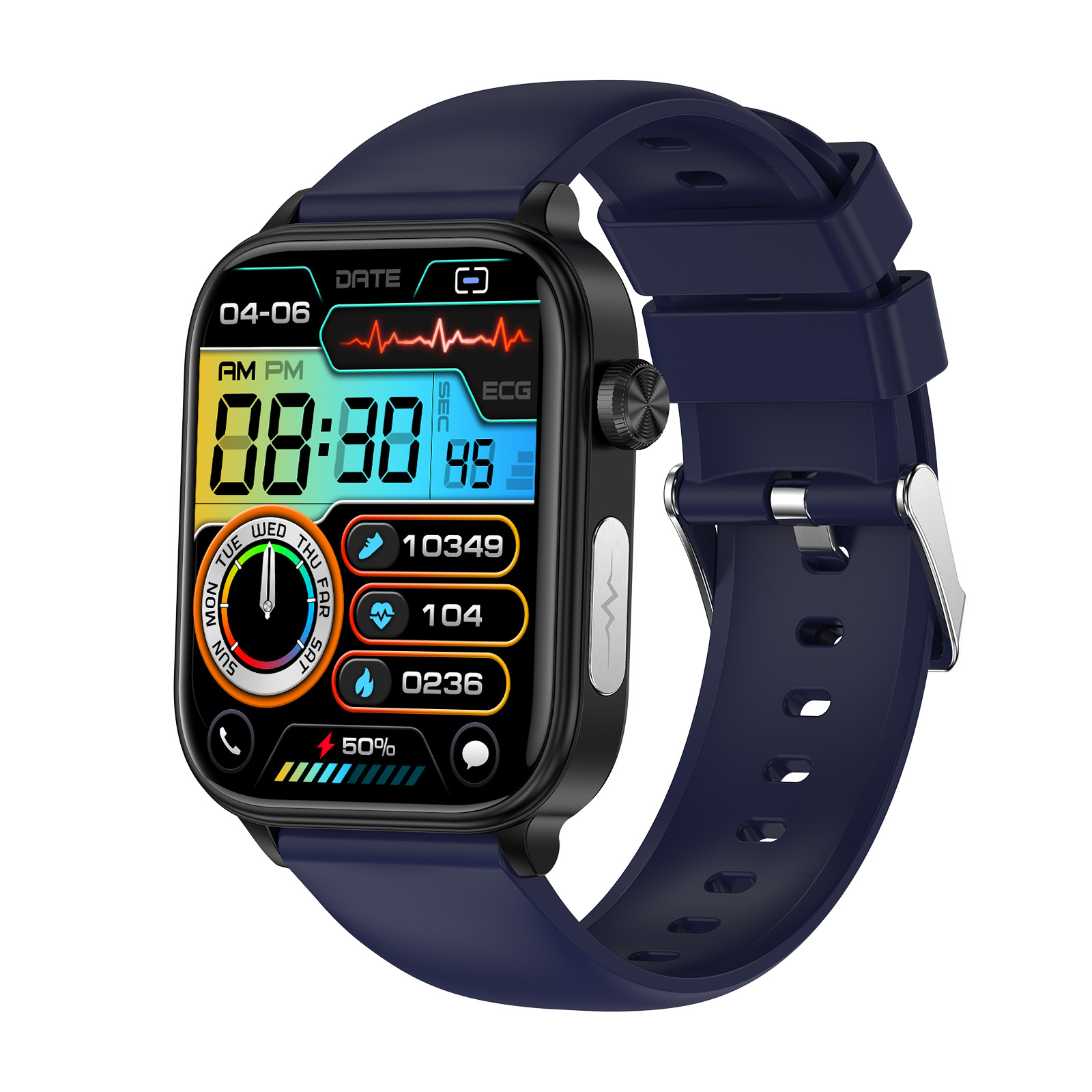 ET570 Smart Watch with Bluetooth Call, ECG Function, Non-invasive Blood Glucose, and True Blood Oxygen Monitoring - Bild 7