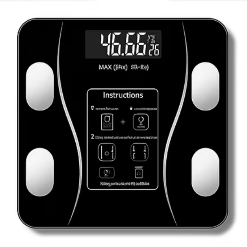 Bluetooth smart scale with app, full-body analysis, iOS/Android, 180kg, high-precision for fitness. - Bild 3