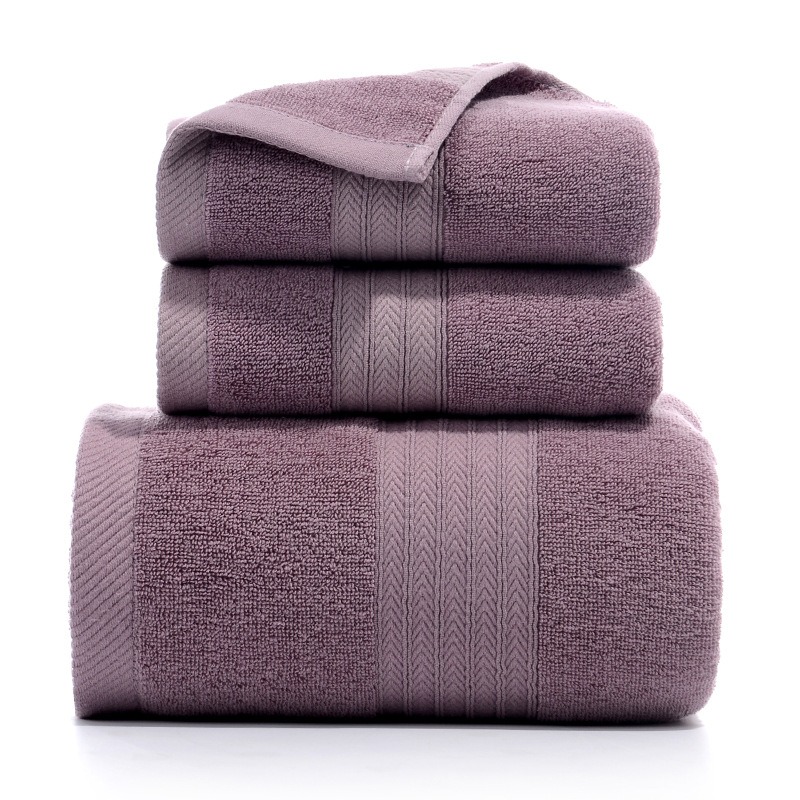 Towel Set Of Pure Cotton Towel Bath Towel Three-Piece Gift Set Xinjiang Cotton - Bild 5