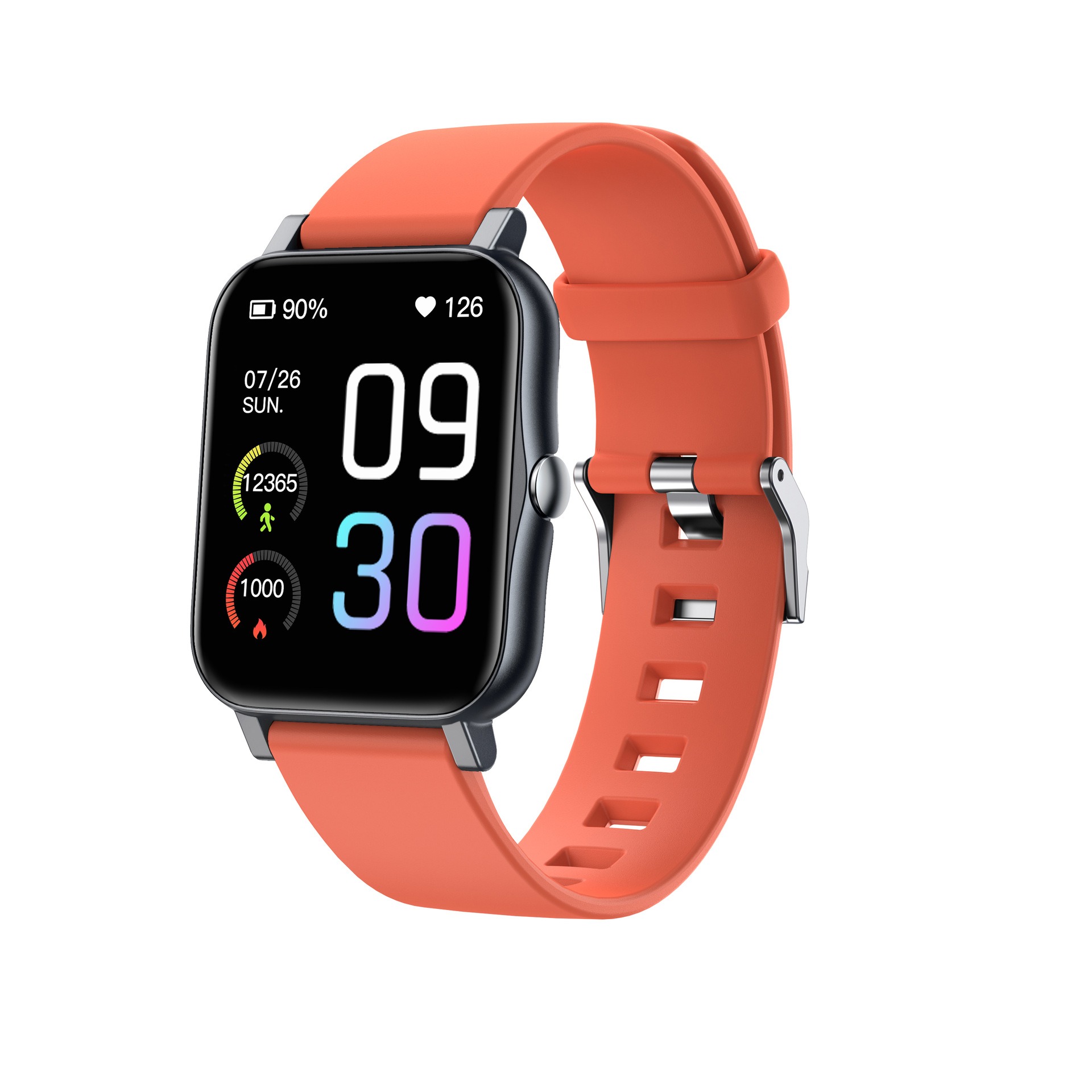 GTS2 sports bracelet waterproof plum off weather temperature measurement heart rate alarm sleep detection smart watch - Bild 3