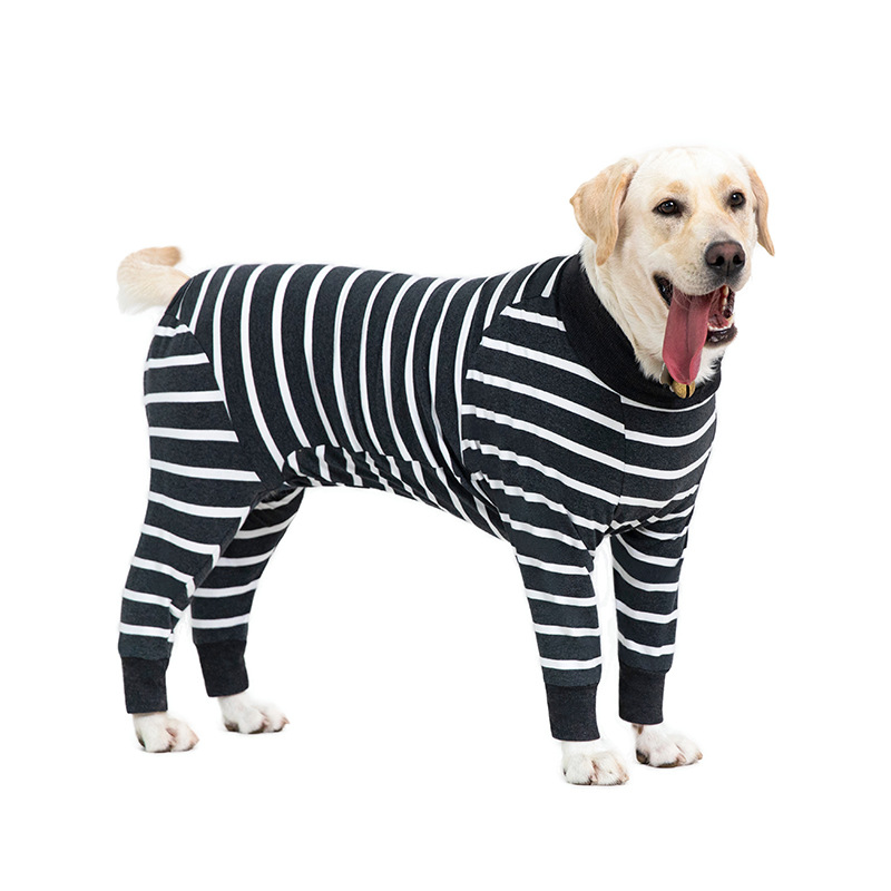 Medium and large dog pet clothing thin design belly protection weaning and sterilization suit - Bild 45