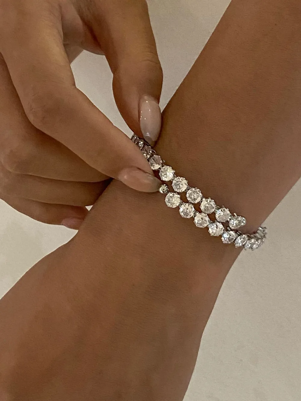 Stainless Steel Inlaid Zircon Bracelet - Bild 11