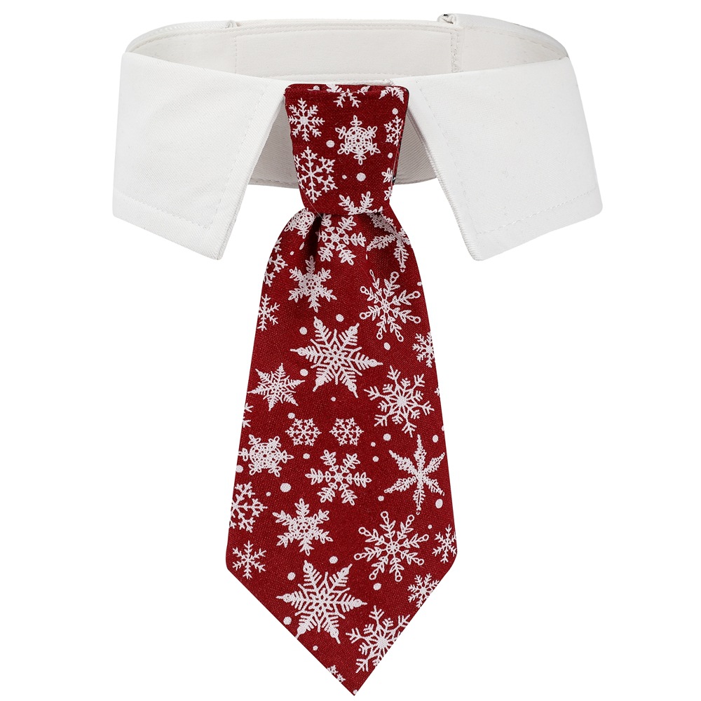 New British style handsome Christmas dog collar Christmas pet tie - Bild 5