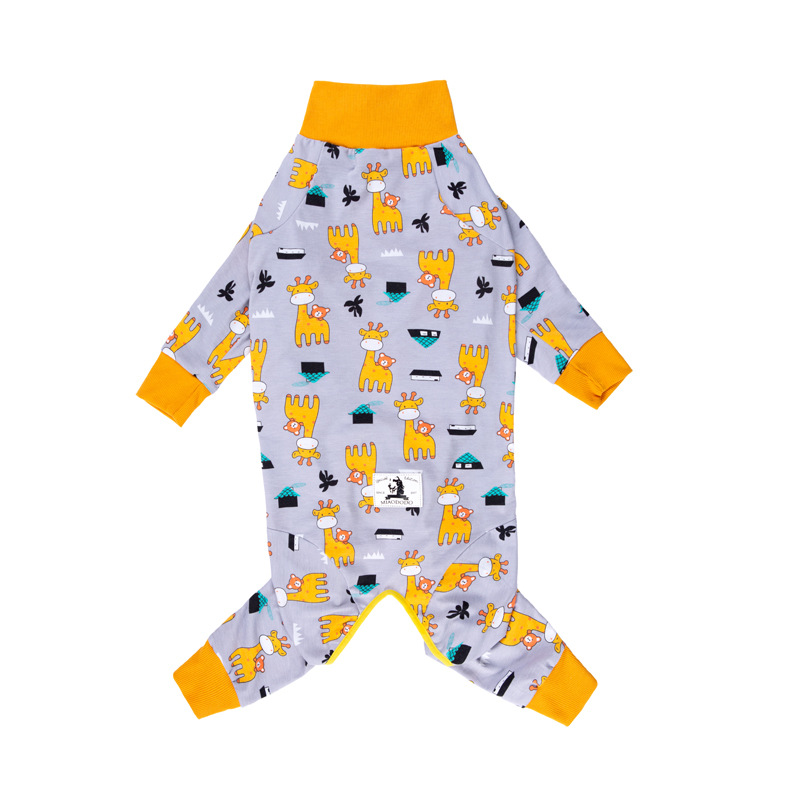 Medium and large dog pet clothing thin design belly protection weaning and sterilization suit - Bild 30