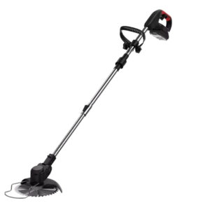 Foldable electric lawn mower with lithium battery and wheels multifunctional handheld wireless charging and weeding machine