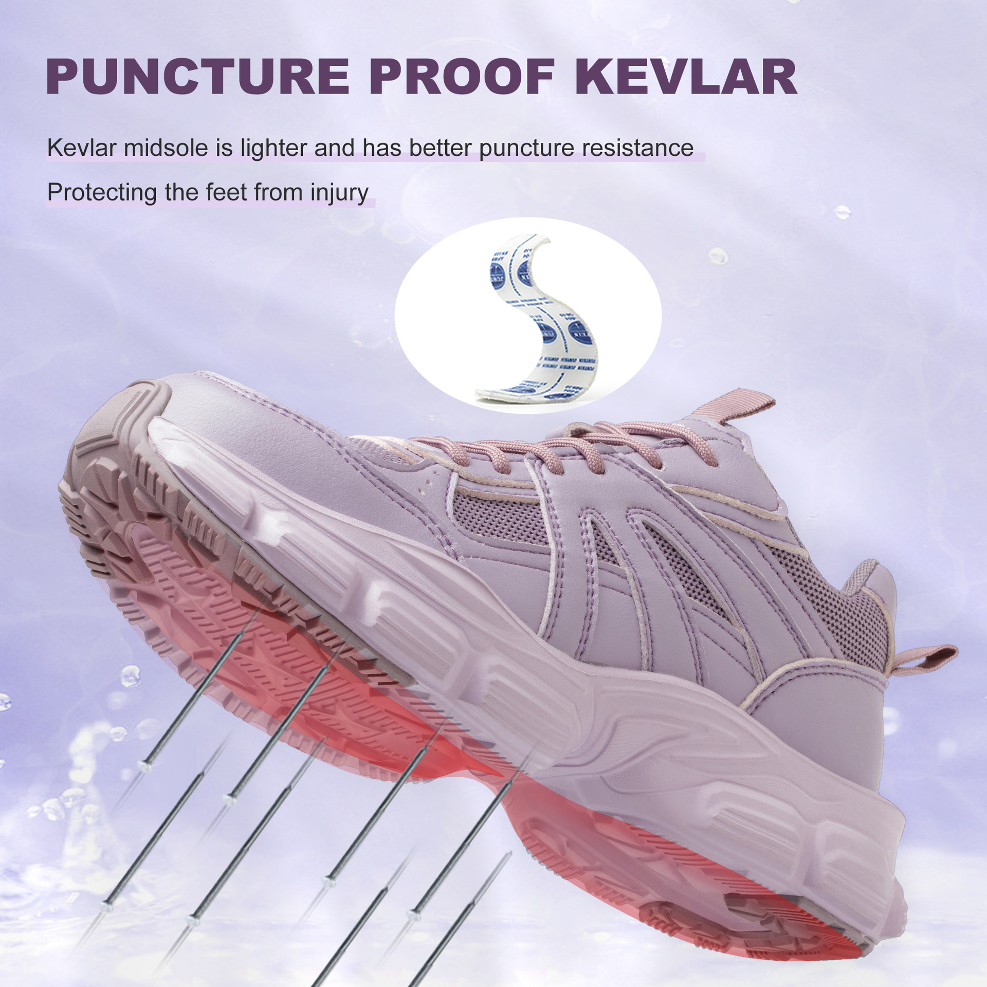 Safety Shoes for Women with Steel Toe Cap All-Season Protective Work Shoes - Bild 4