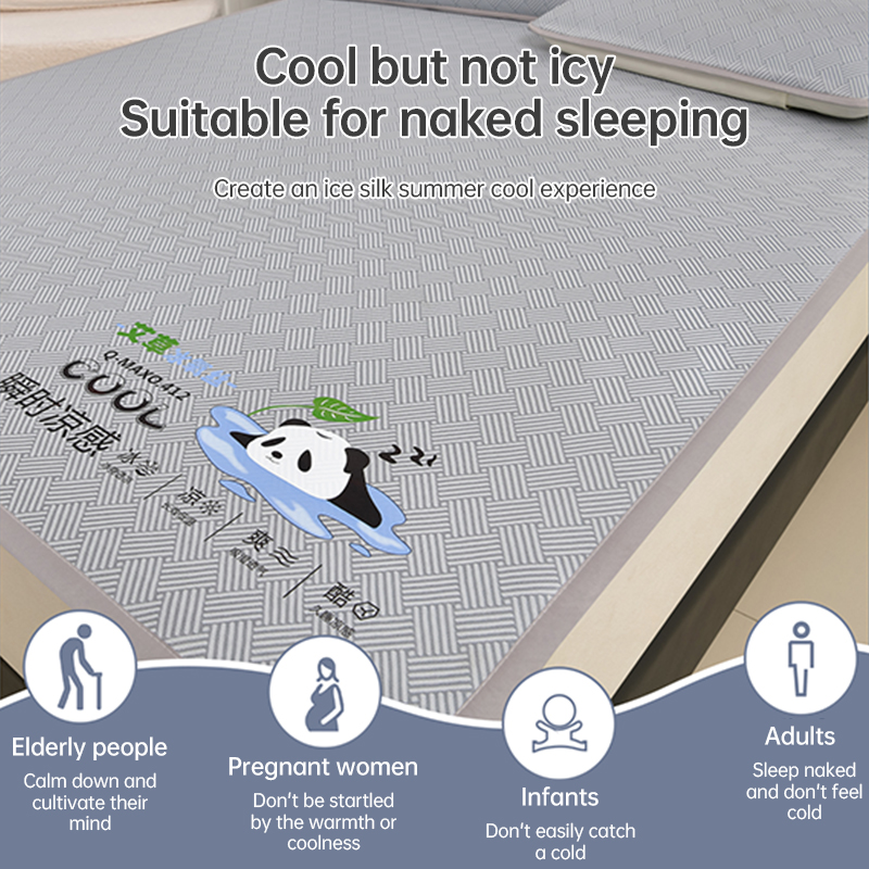 600D Carbon Fiber Summer Mat, Natural Ice Vine Cooling Mat, Can, Naked-sleep Cool Mattress, Pillowcase - Bild 10