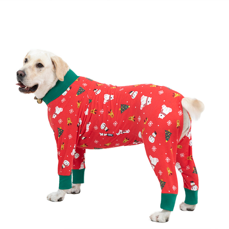 Medium and large dog pet clothing thin design belly protection weaning and sterilization suit - Bild 44
