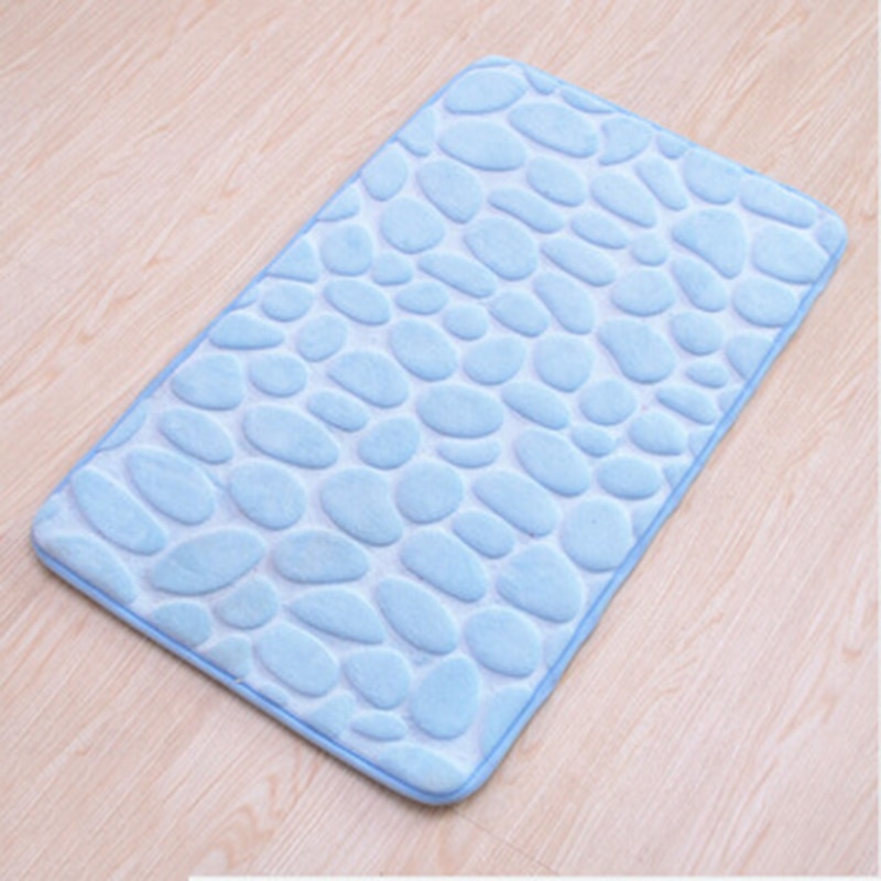 Cobblestone Embossed Bathroom Bath Mat Non-slip Carpets In Wash Basin Bathtub Side Floor Rug Shower Room Doormat Memory Foam Pad - Bild 14