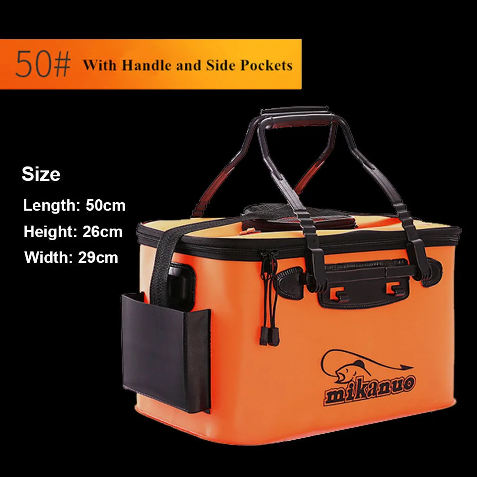 Portable EVA Fishing Bag Collapsible Fishing Bucket Live Fish Box Camping Water Container Pan Basin Tackle Storage Bag - Bild 16