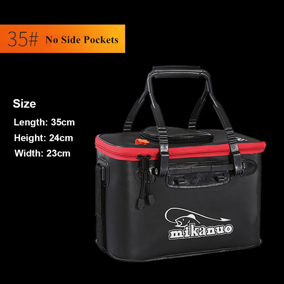 Portable EVA Fishing Bag Collapsible Fishing Bucket Live Fish Box Camping Water Container Pan Basin Tackle Storage Bag - Bild 8