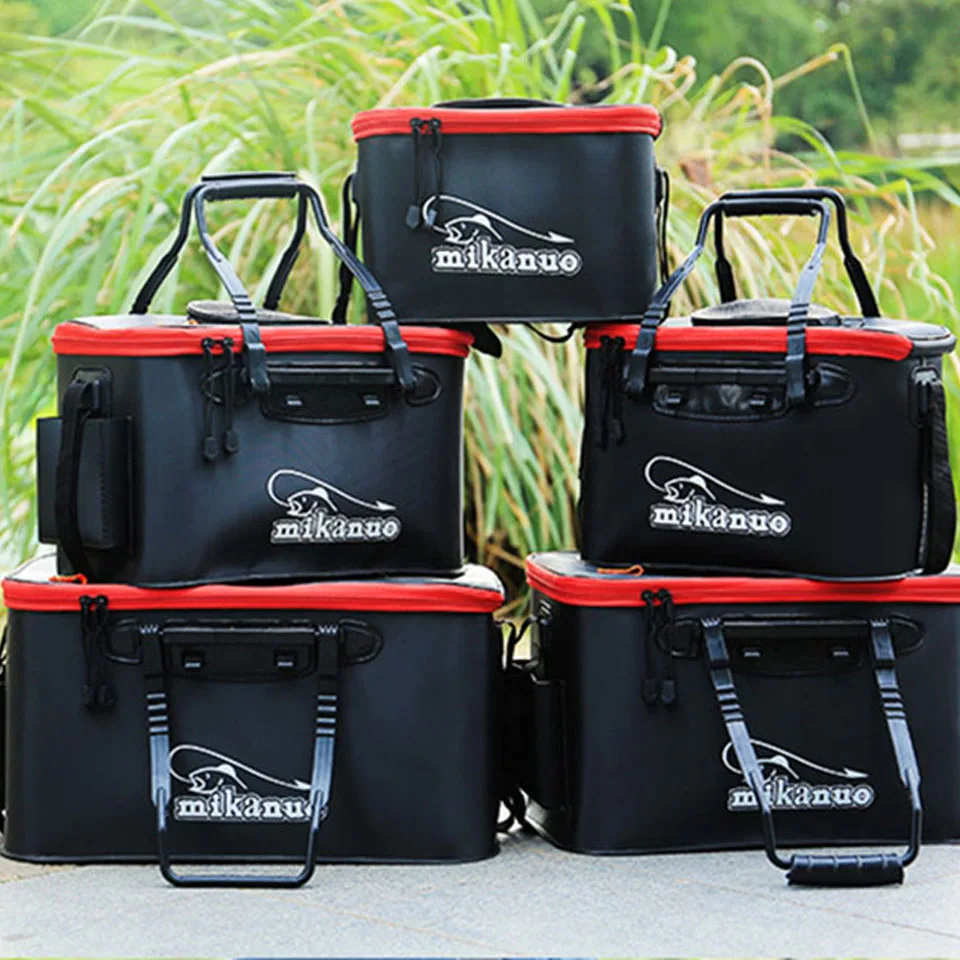 Portable EVA Fishing Bag Collapsible Fishing Bucket Live Fish Box Camping Water Container Pan Basin Tackle Storage Bag - Bild 4