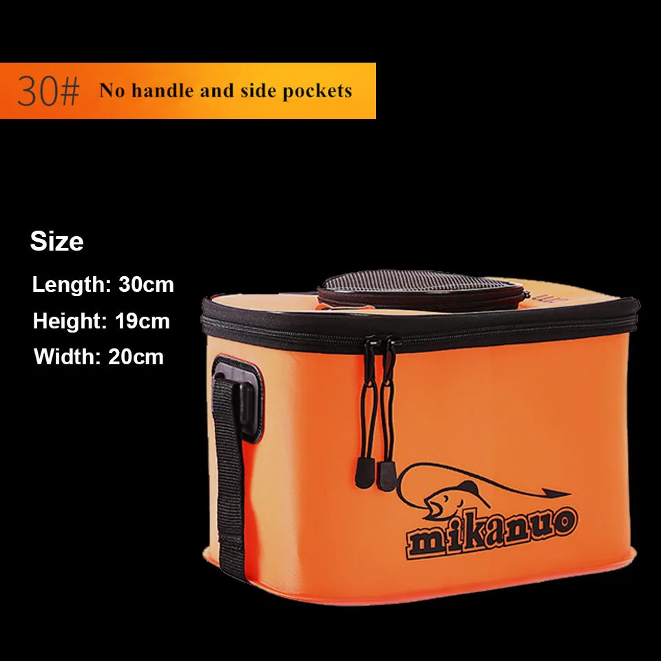 Portable EVA Fishing Bag Collapsible Fishing Bucket Live Fish Box Camping Water Container Pan Basin Tackle Storage Bag - Bild 12