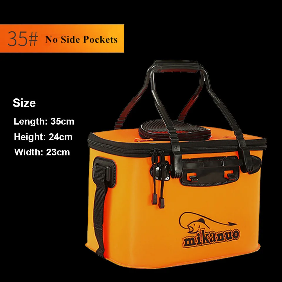 Portable EVA Fishing Bag Collapsible Fishing Bucket Live Fish Box Camping Water Container Pan Basin Tackle Storage Bag - Bild 13