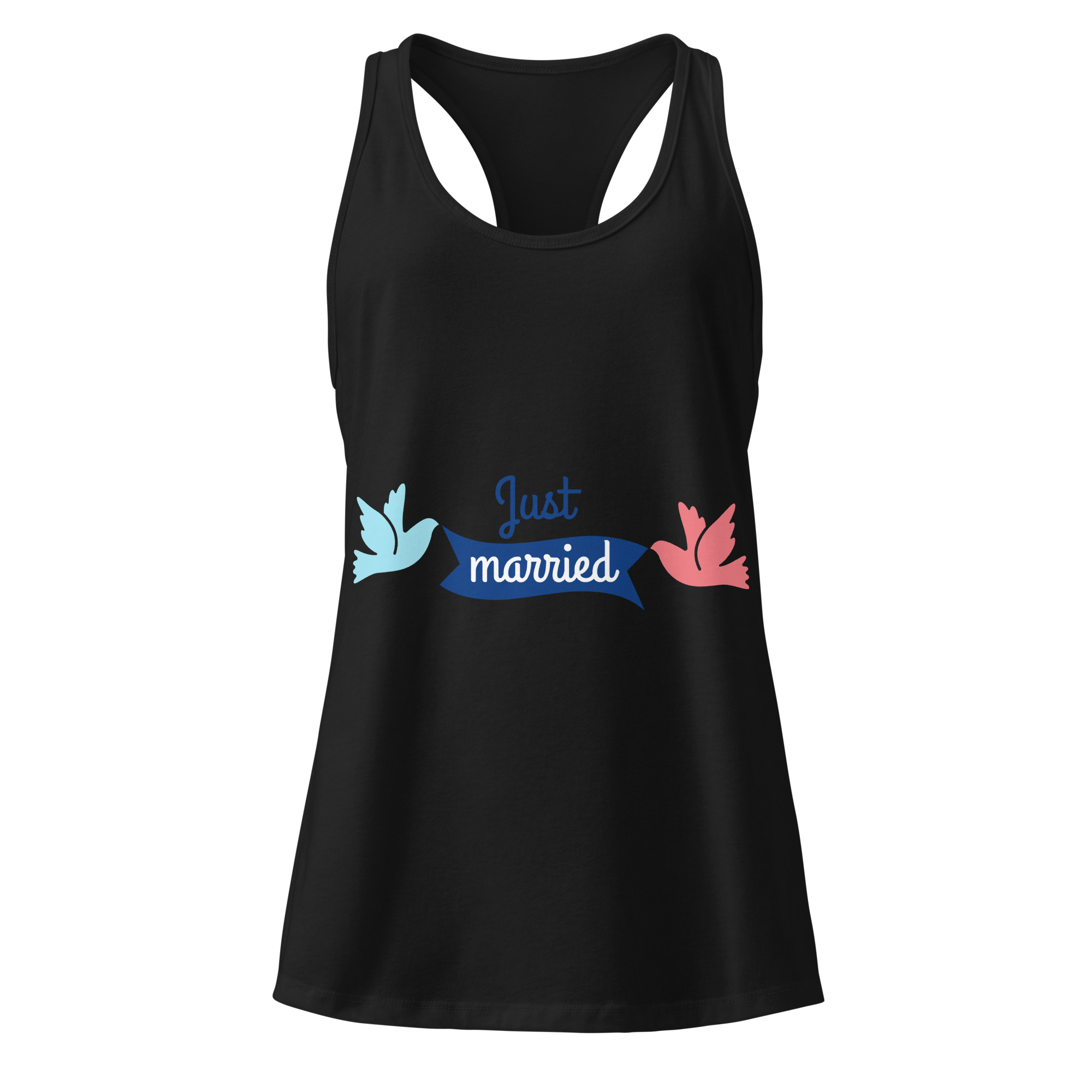 Women’s fitted racerback tank top