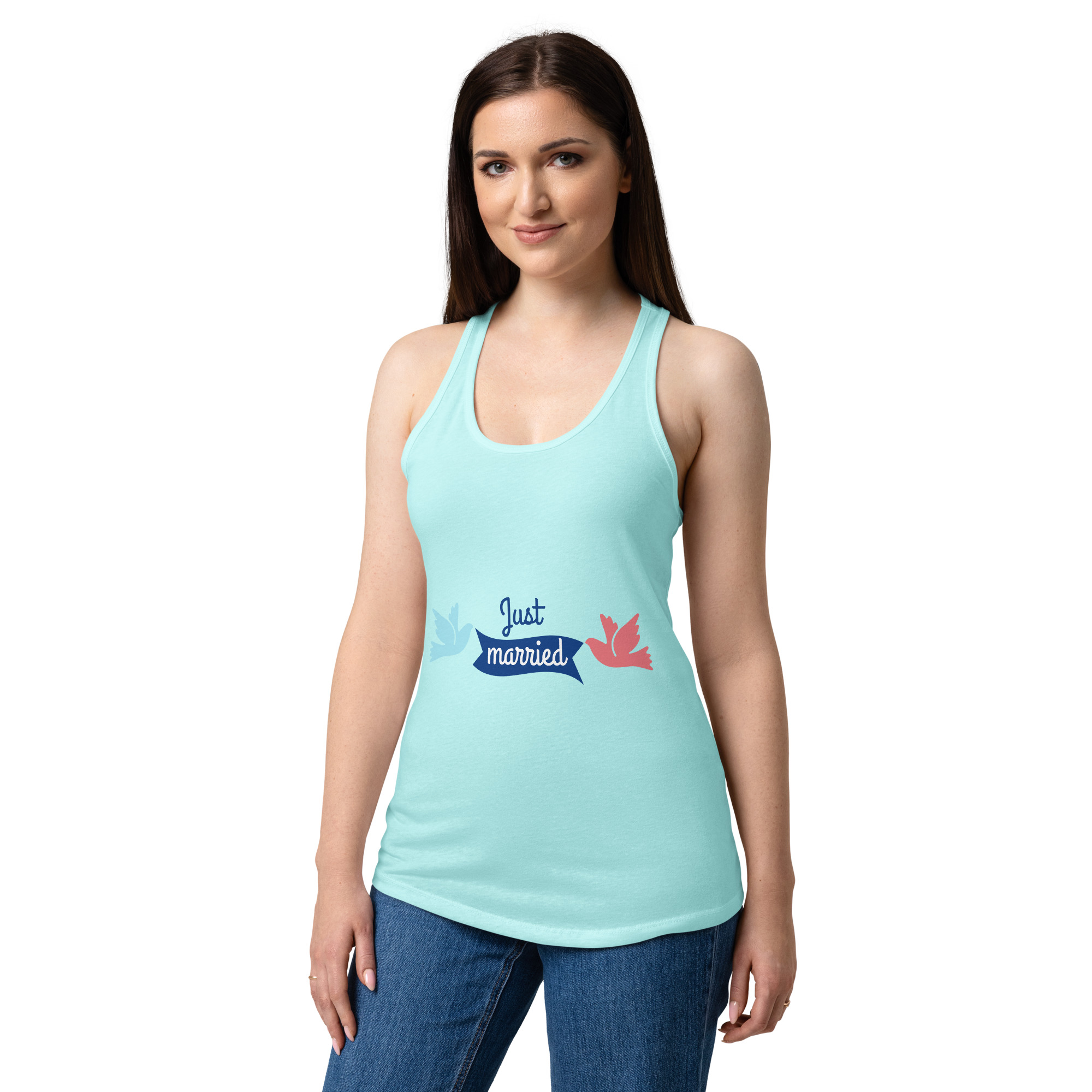 Women’s fitted racerback tank top - Bild 34