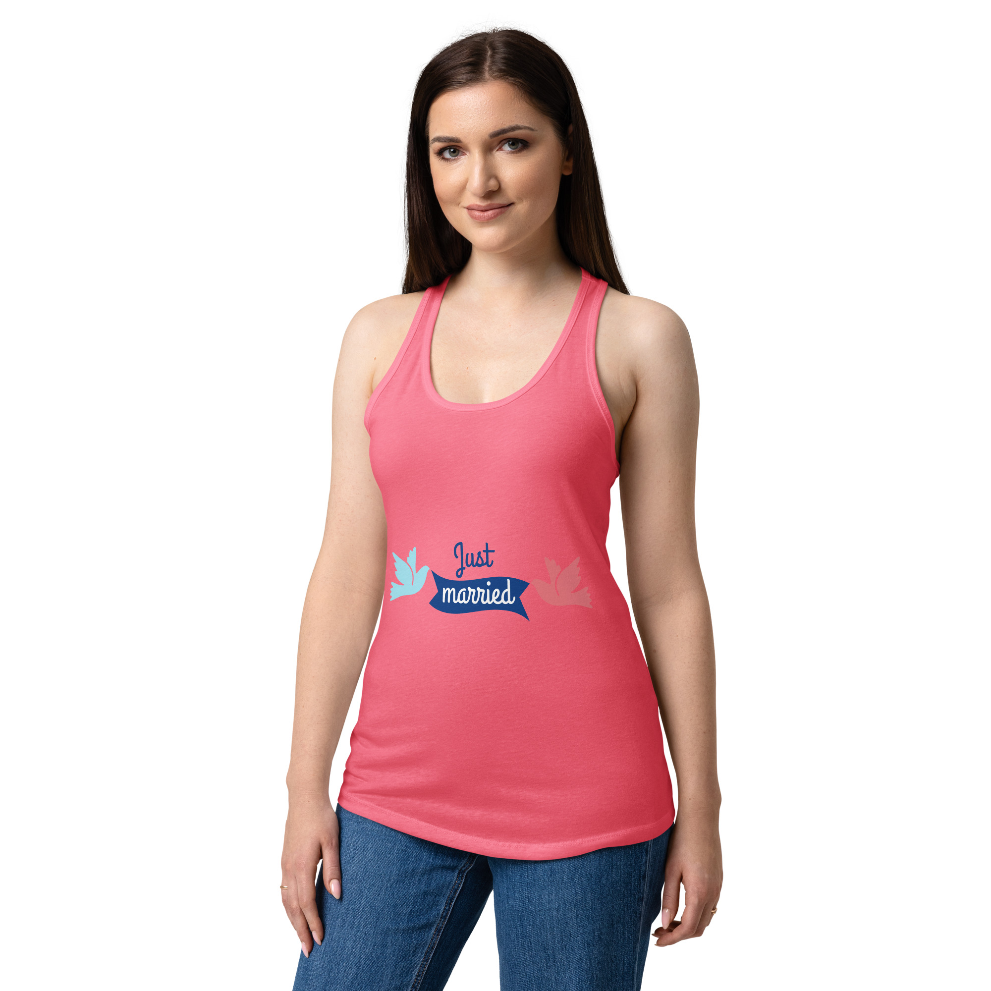 Women’s fitted racerback tank top - Bild 31