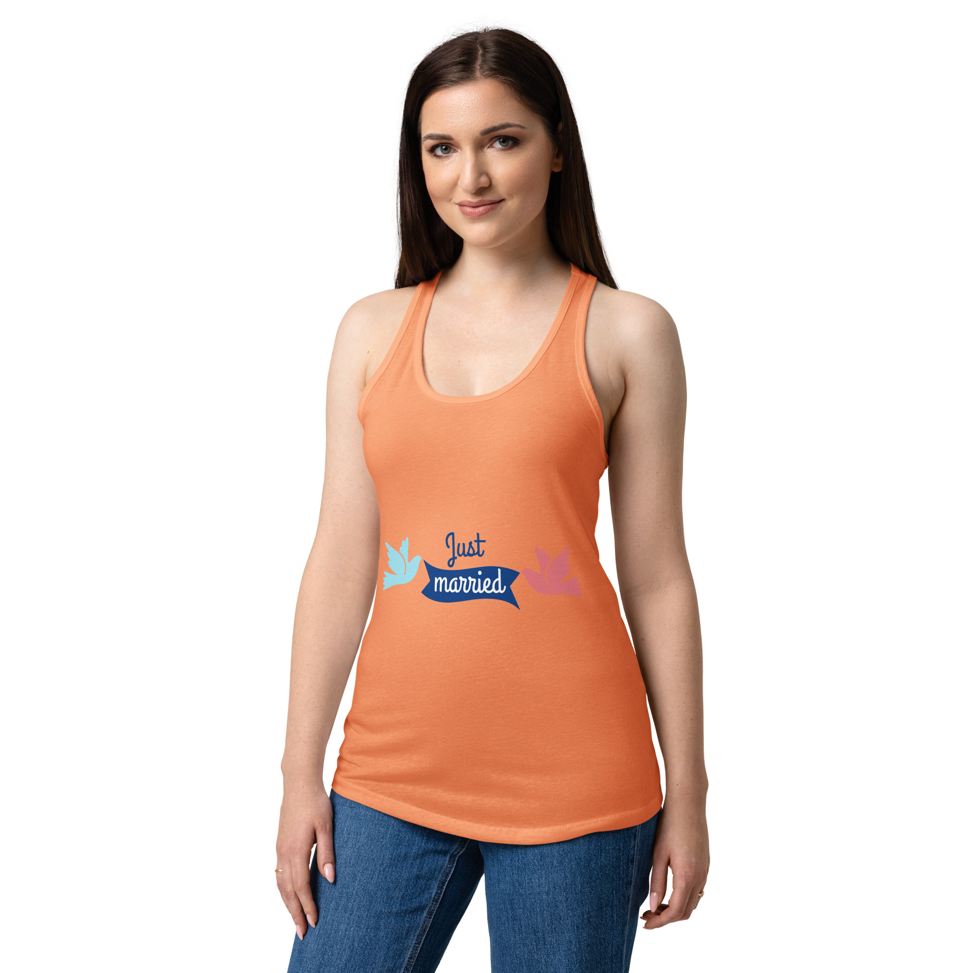 Women’s fitted racerback tank top - Bild 30