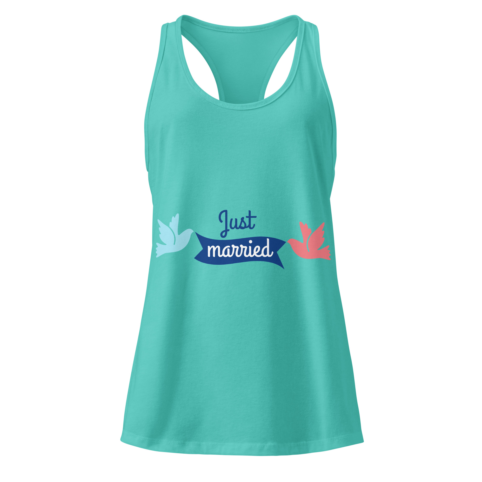 Women’s fitted racerback tank top - Bild 4