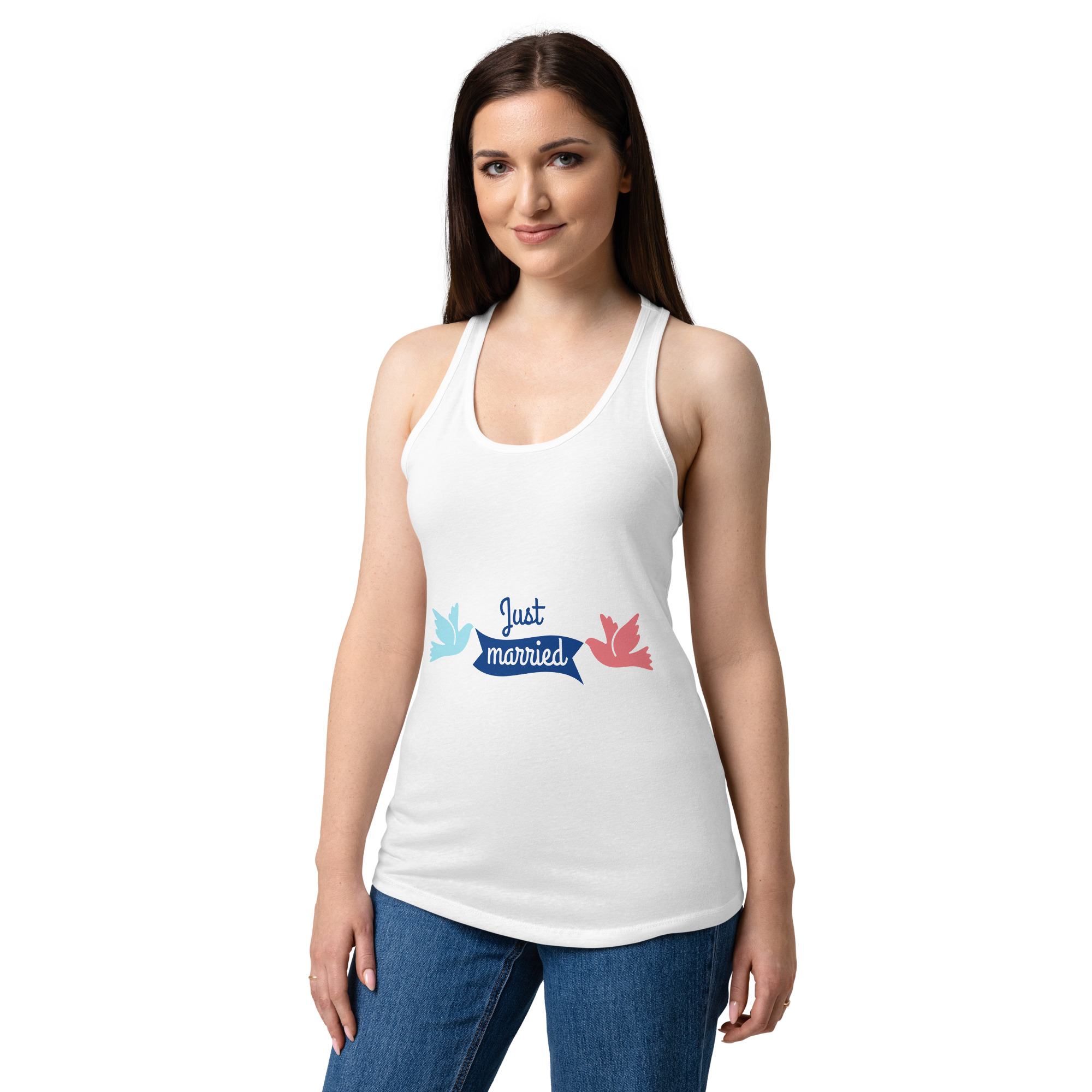 Women’s fitted racerback tank top - Bild 35